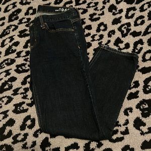 GAP real straight jeans